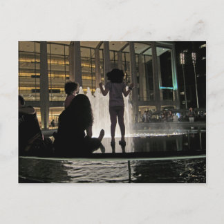 Lincoln Centre Fountain Postcard