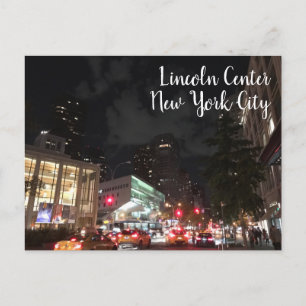 Lincoln Centre New York City NYC Photography Postcard
