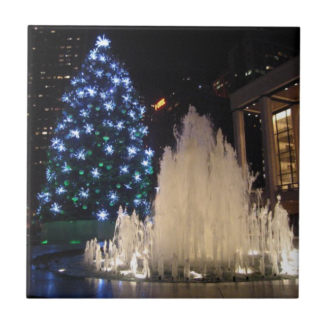 Lincoln Centre's Christmas Tree -  Tile (Front)