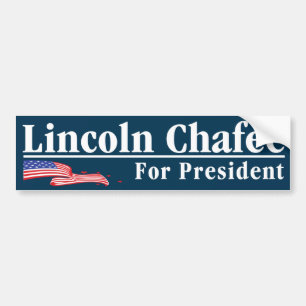 "Lincoln Chafee For President Bumper Sticker