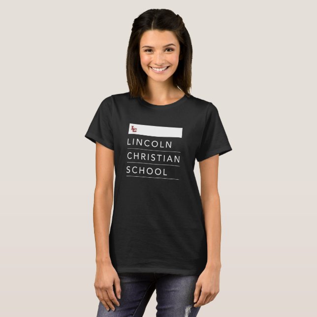 Lincoln Christian School - LC Logo - Women T-Shirt (Front Full)
