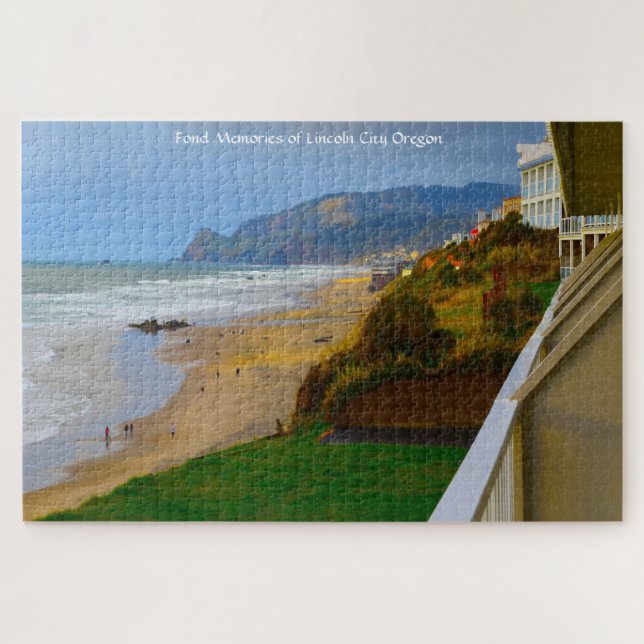 Lincoln City Oregon. Jigsaw Puzzle (Horizontal)