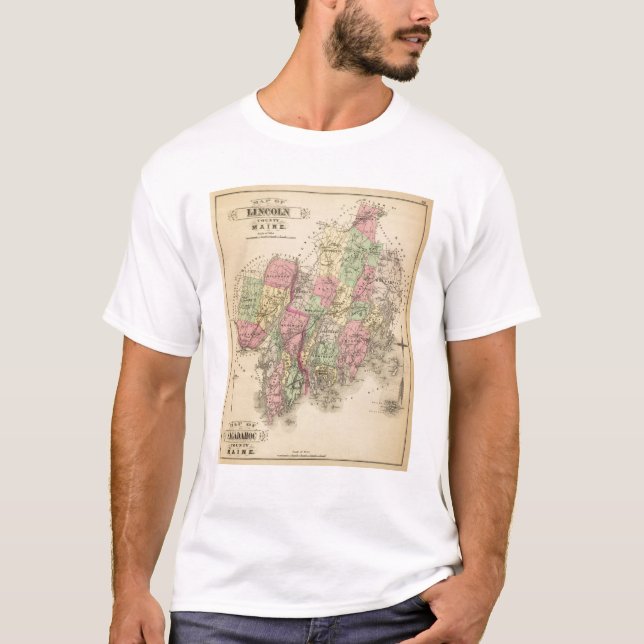 Lincoln Co, Sagadahoc Co T-Shirt (Front)