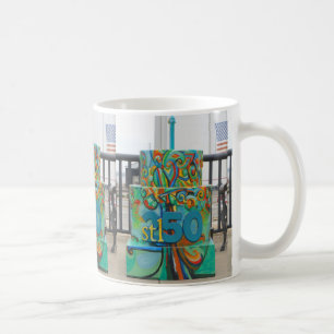 Lincoln Douglas Square Cake for Stl250 Coffee Mug