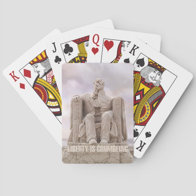 Lincoln Facepalm Playing Cards (Back)