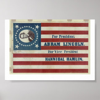 Lincoln For President 1860 Poster