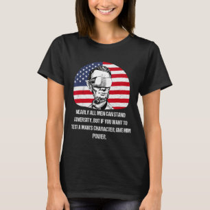 Lincoln Futuristic VR Fictional Quote T-Shirt