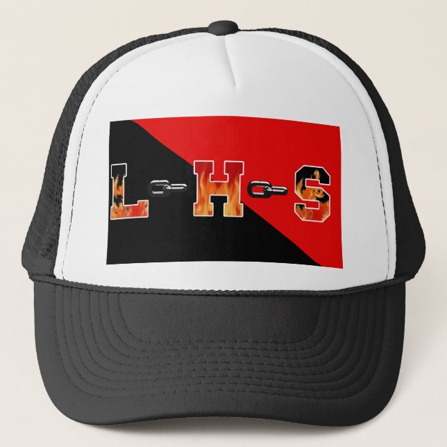 Lincoln High School Links Colours Trucker Hat (Front)