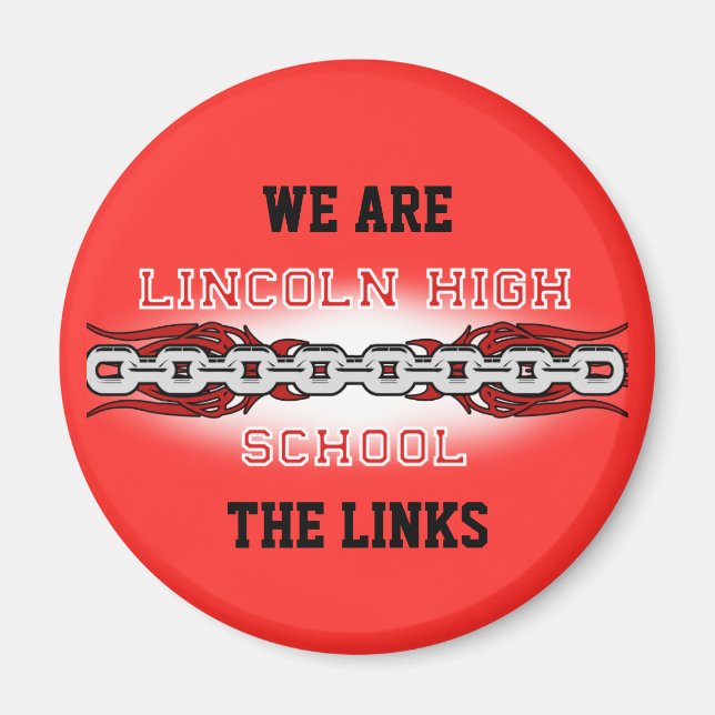 Lincoln High School LINKS Magnet (Front)