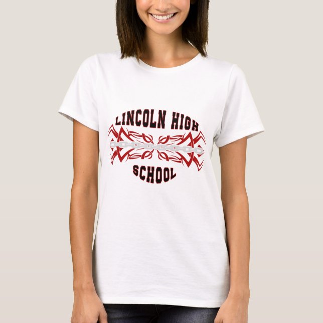 Lincoln High School Links Tribal T-Shirt (Front)
