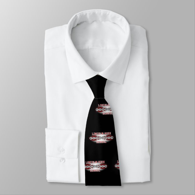 Lincoln High School Neck Tie (Tied)