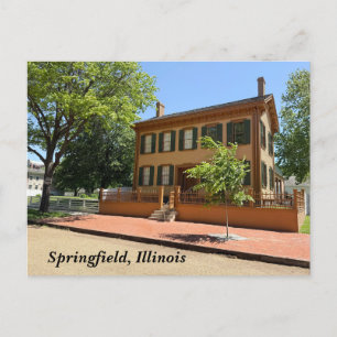 Lincoln Home Historic Site Holiday Postcard