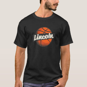 Lincoln Hometown Basketball Player Sports T-Shirt