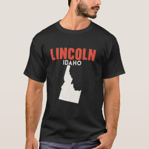 Lincoln Idaho USA State America Travel Idahoan T-Shirt