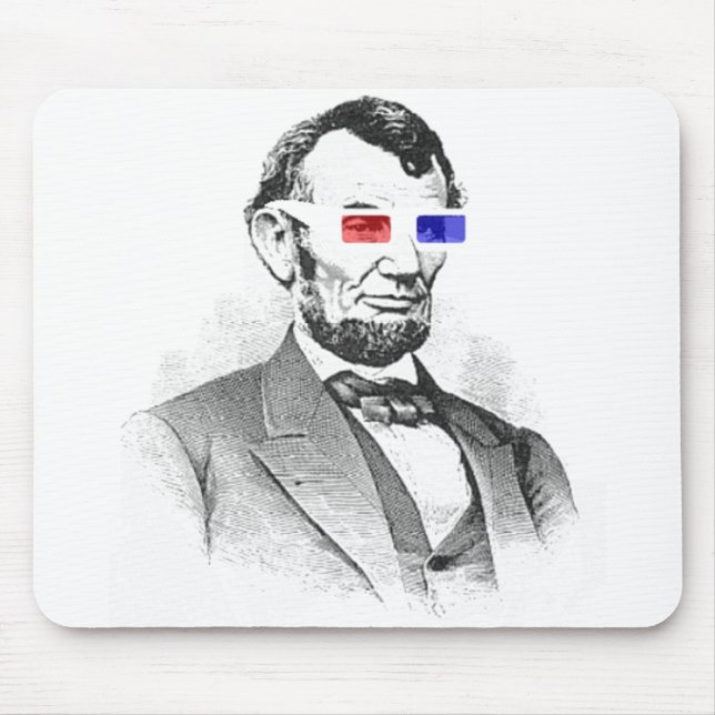 Lincoln in 3D! Mouse Mat (Front)