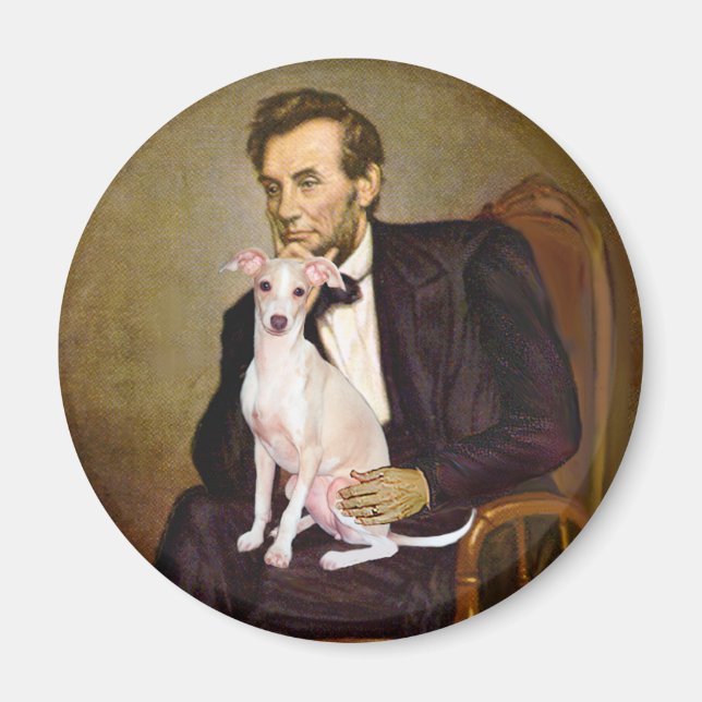 Lincoln - Italian Greyhound 5 Magnet (Front)