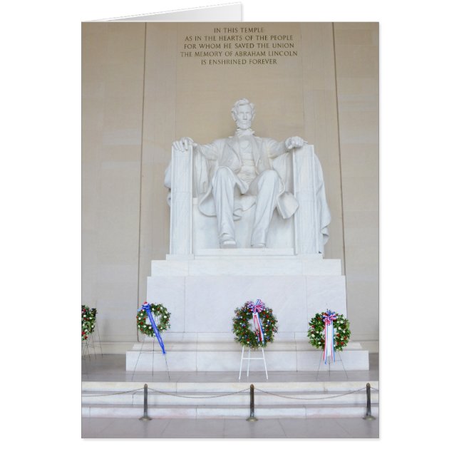 Lincoln Memorial. (Front)