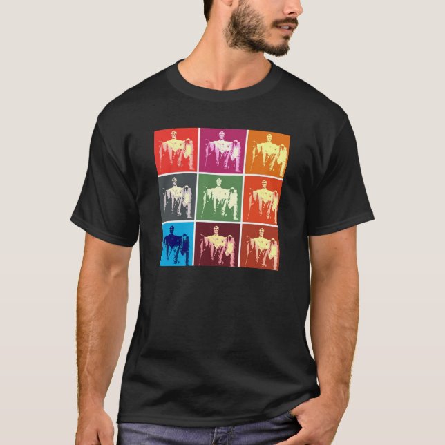 Lincoln Memorial Abstract T-Shirt (Front)