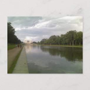 Lincoln Memorial and Reflecting Pool Postcard