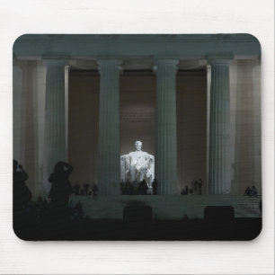 Lincoln Memorial at night Mouse Mat