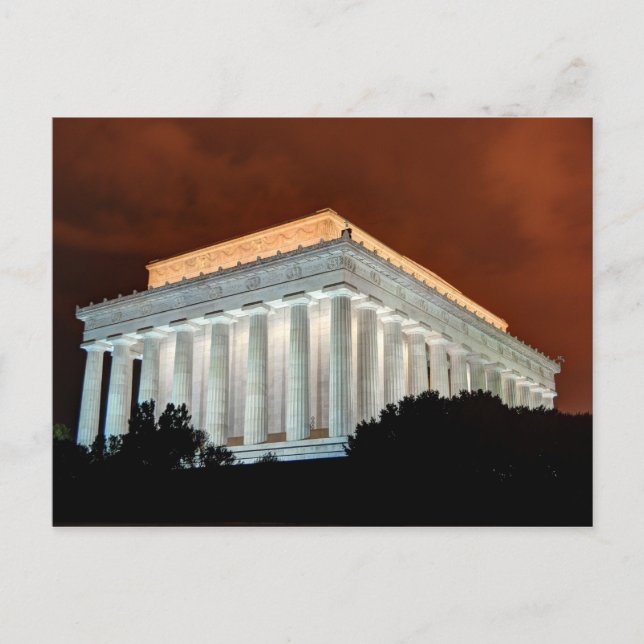 Lincoln Memorial at Night  - Washington DC Postcard (Front)