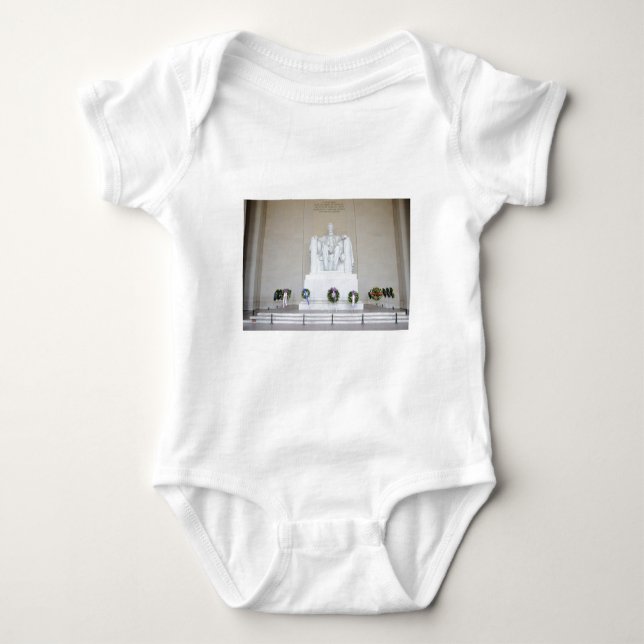 Lincoln Memorial. Baby Bodysuit (Front)