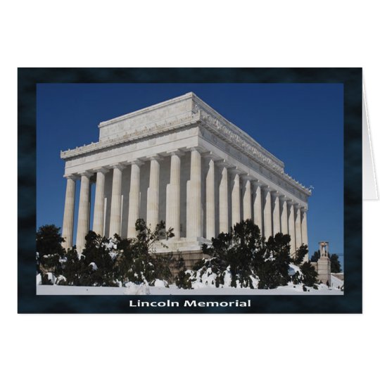 Lincoln Memorial Card
