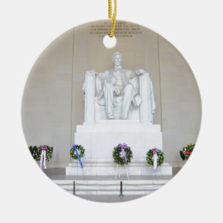 Lincoln Memorial. Ceramic Tree Decoration