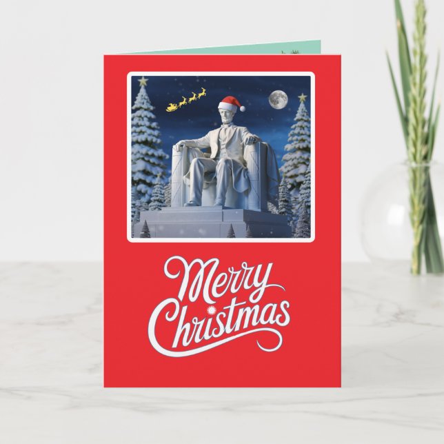 Lincoln Memorial Christmas Card (Front)