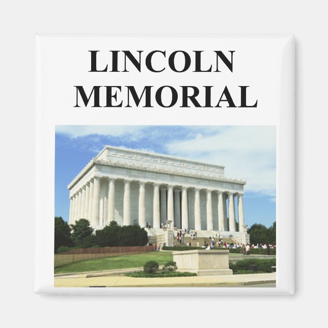 lincoln memorial magnet (Front)