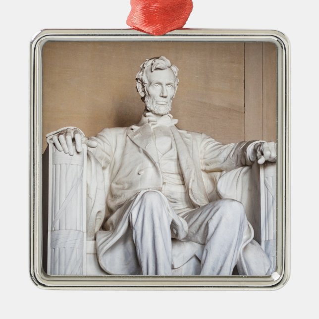 Lincoln Memorial Metal Tree Decoration (Front)