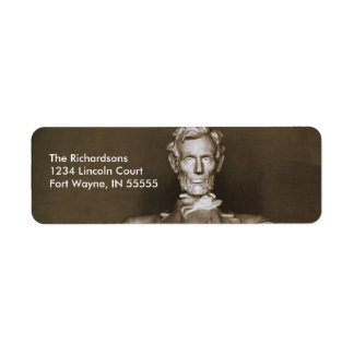 Lincoln Memorial Personalised Address Labels