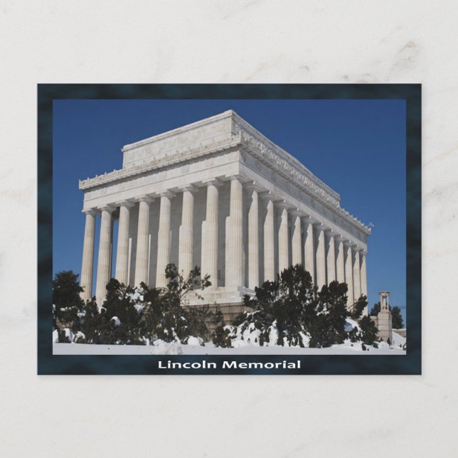 Lincoln Memorial Postcard (Front)