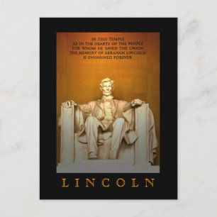 Lincoln Memorial Postcard