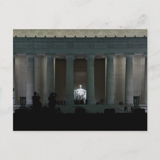 Lincoln Memorial Postcard (Front)