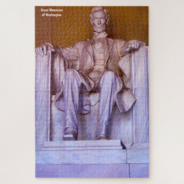 Lincoln Memorial Washington. Jigsaw Puzzle (Vertical)