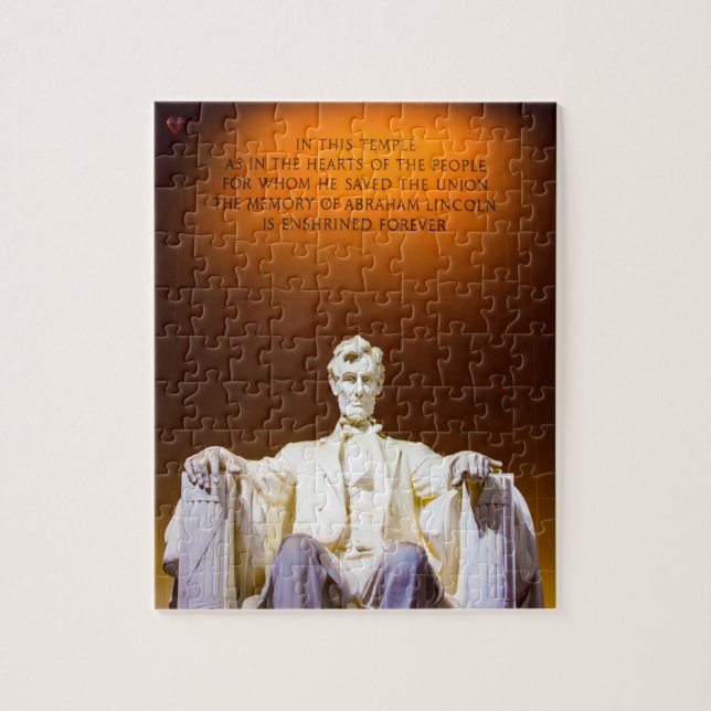Lincoln Memorial Washington Jigsaw Puzzle (Vertical)