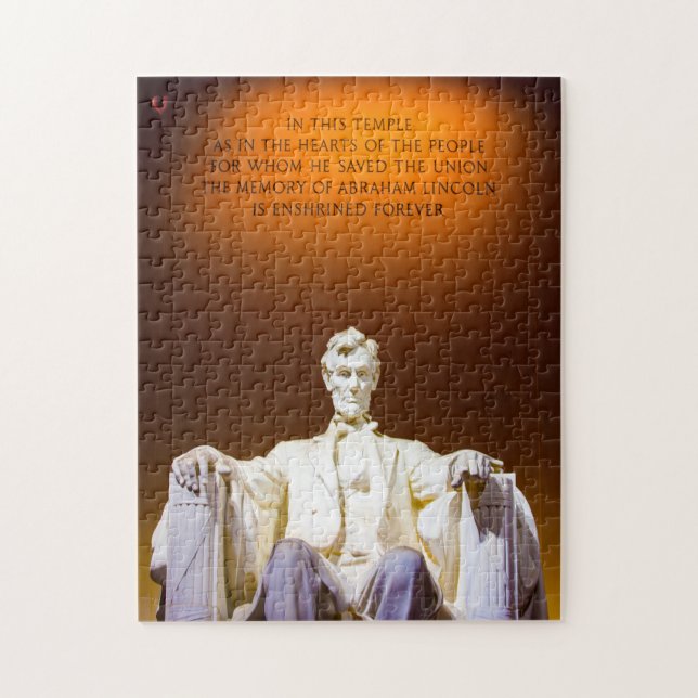 Lincoln Memorial Washington Jigsaw Puzzle (Vertical)