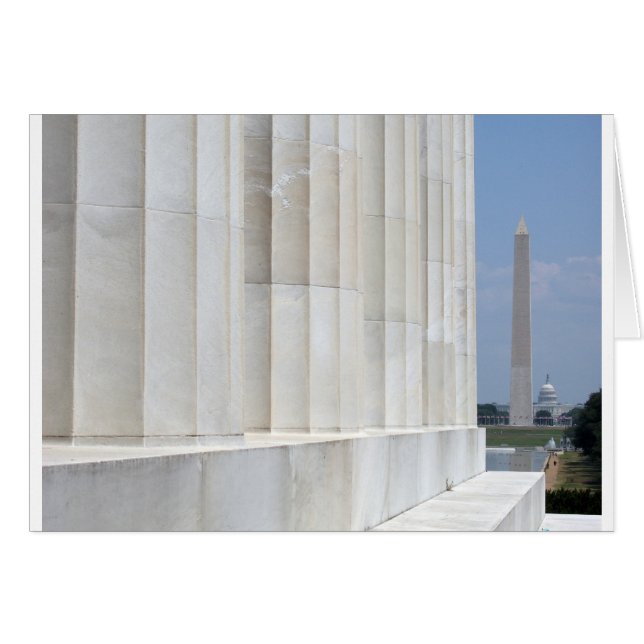 lincoln memorial washington monument (Front Horizontal)