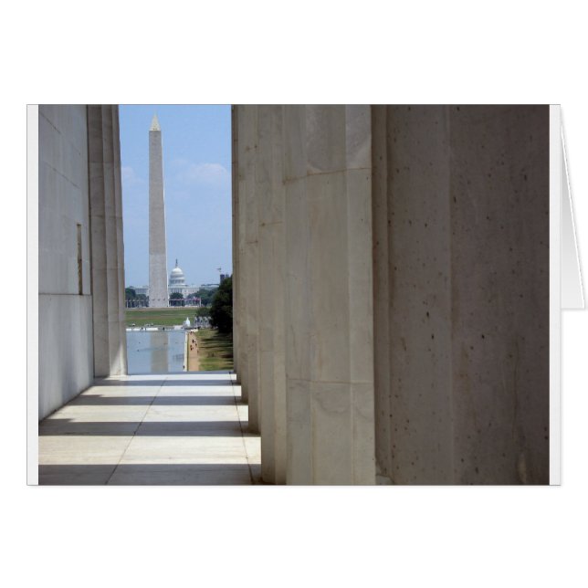 lincoln memorial washington monument (Front Horizontal)