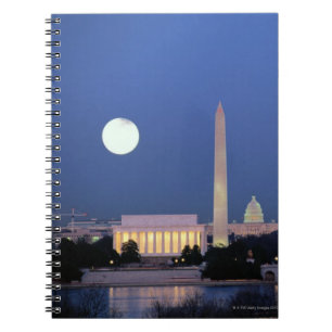 Lincoln Memorial, Washington Monument, US Notebook