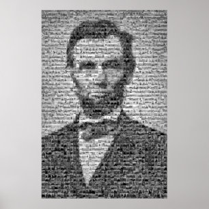 Lincoln Mosaic Poster