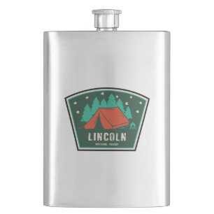 Lincoln National Forest Camping Hip Flask