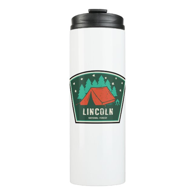 Lincoln National Forest Camping Thermal Tumbler (Front)