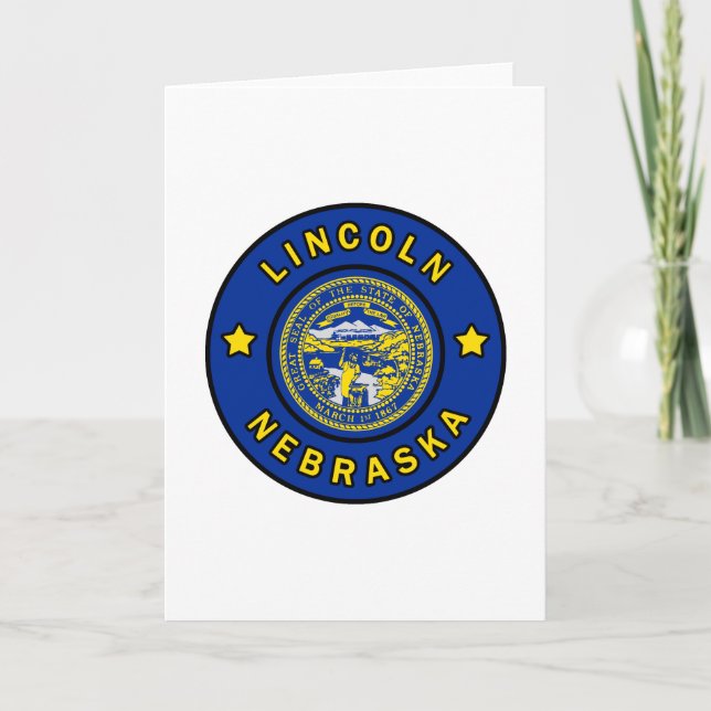 Lincoln Nebraska Card (Front)