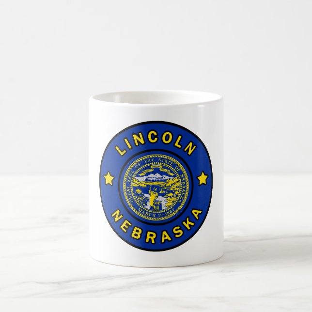 Lincoln Nebraska Coffee Mug (Center)