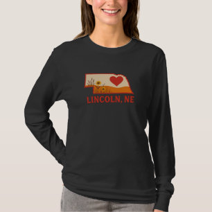 Lincoln Nebraska Heartland Retro Midwest T-Shirt