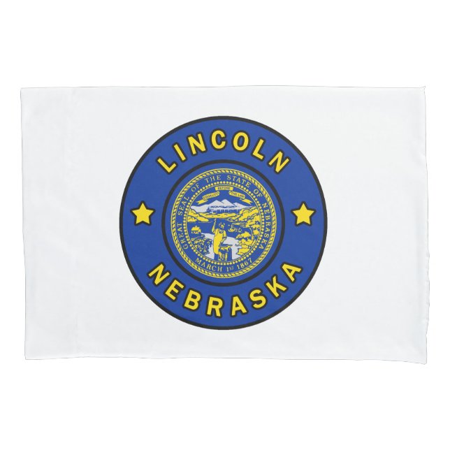 Lincoln Nebraska Pillowcase (Front)