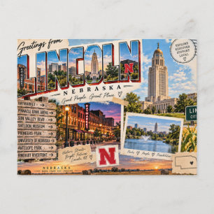 Lincoln Nebraska Postcard