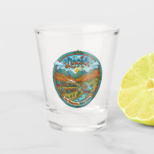Lincoln, New Hampshire Shot Glass